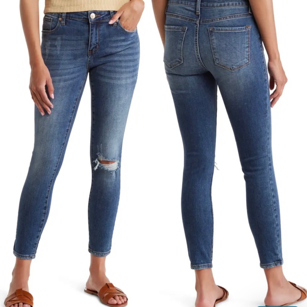 STS Blue Emma ankle skinny jean. Distressed Size 25